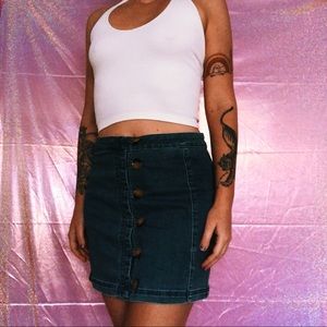 Free People Denim Skirt
